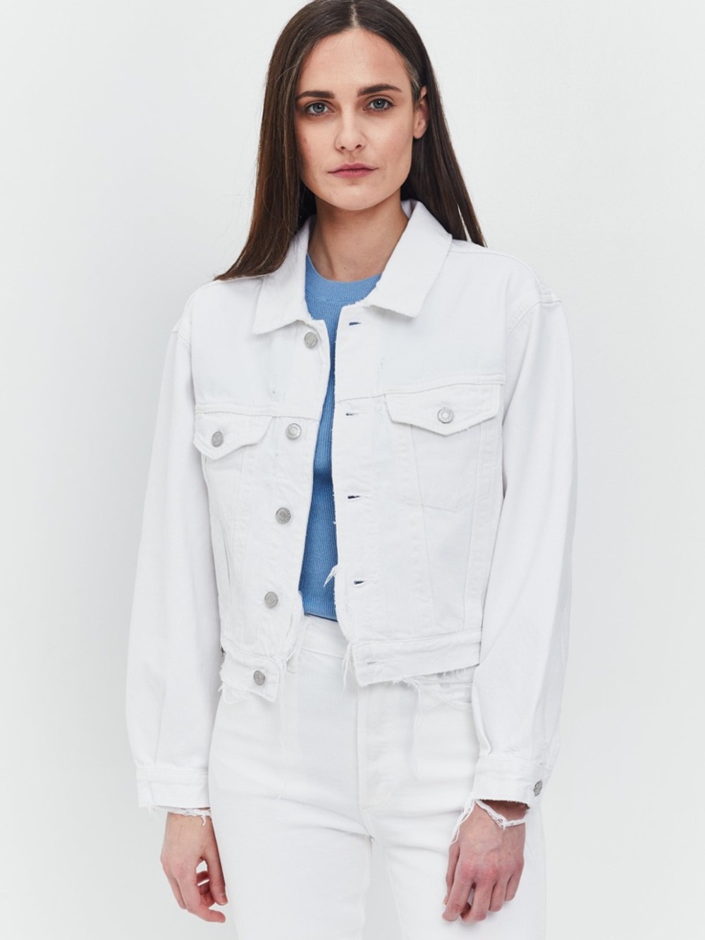 AGOLDE SHRUNKEN DENIM JACKET CHARLI